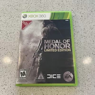 Medal Of Honor Limited Edition (Microsoft Xbox 360 2010) Complete W/ Manual CIB • $7.99