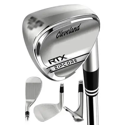 New Cleveland RTX Zipcore Tour Chrome Right Handed Wedge Steel-Choose Your Loft • $109.99
