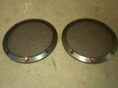 2 Rockford Fosgate Prime R165x3 Speaker Grill Trim Pair New!!! 6.5  Covers • $15.88