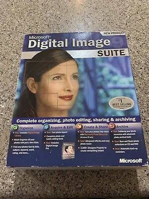 Microsoft Digital Image Suite 9 (PC Windows 98/ME/2000/XP) - Big Box Brand New • $30