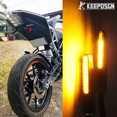 Motorcycle Turn Signal Indicators Flowing Light For 125 250 390 690 790 890 1290 • £12.56