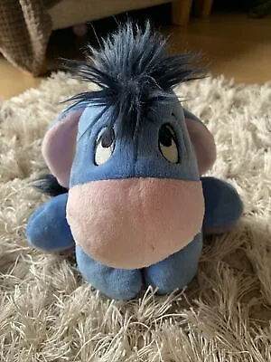 Eeyore Small Disney  Soft Toy Based On Winnie The Pooh Made Of Polyester 17x20cm • £4