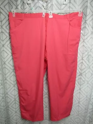 New NRG Barco Uniforms Scrub Pants Size 3XL Red 1/2 Elastic Waist Drawstring  • $14