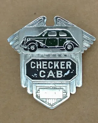 $29.89 • Buy  Checker Cab Hat Badge 2.5 Inches Made In Usa