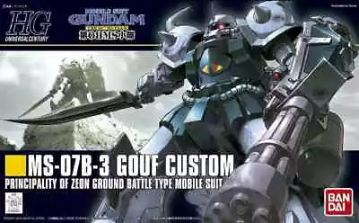 #117 MS-07B Gouf Custom  Gundam 08th MS Team  HGUC Model Kit Bandai Hobby • $21