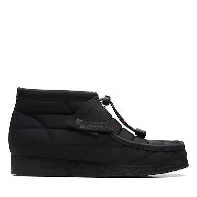 Clarks Originals Mens Wallabee Moccasin Boot Black  Casual  Boots Shoes • $79.99