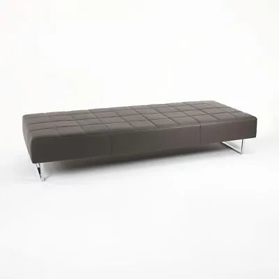 2014 Poltrona Frau 87 X 34 In Quadra Bench / Ottoman By Studio Cerri & Associati • $3500