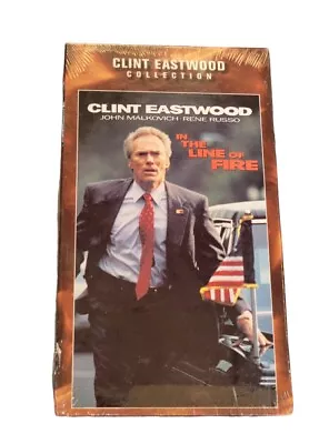 New Sealed In The Line Of Fire VHS Tape 1993 Clint Eastwood John Malkovich • $6.25