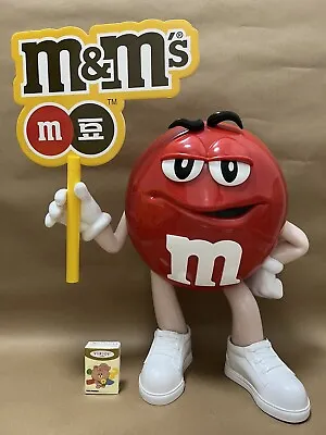 Rare Red M&M Figure Large Candy Store Display Not Dispenser Toy Figurine • $160