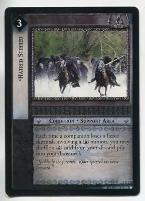 Lord Of The Rings CCG Shadows 11U210 Hatred Stirred • £1.19