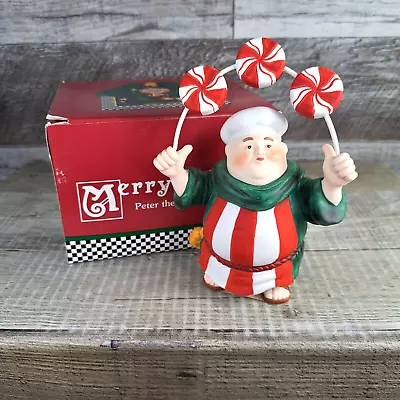 Department 56 MERRY MAKERS Peter The Peppermint Maker 9393-9 • $9.98