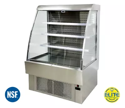 40  W Refrigerated Open Air Cooler Display Case Grab & Go Merchandiser NSF • $2512.77