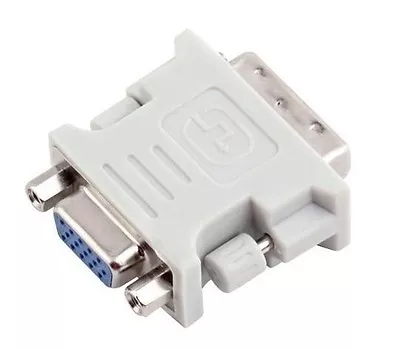 $6.99 • Buy DVI Male To VGA Female Video Converter Adapter Plug For DVD HDTV TV And PC