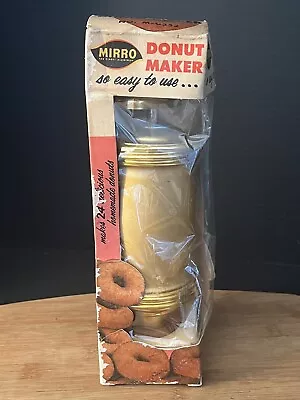 Mirro 352M Donut Maker In Original Box Aluminum Vintage Press NOS  • $14.99