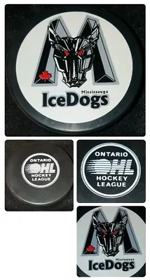 Mississauga Icedogs Vintage Ohl Jr. A Official Inglasco Canada Hockey Puck • $29.99