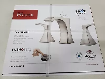 Pfister Venturi 8 Inch Widespread 2-Handle Bathroom Faucet - Brushed Nickel • $109.50