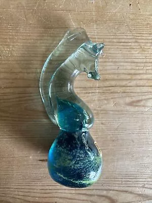 Vintage Mdina Glass Seahorse Paperweight Art Glass Figurine • £0.99