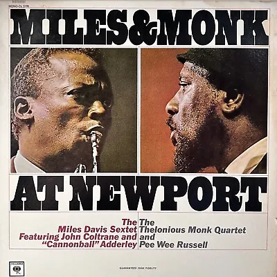 Miles & Monk At Newport 1964 VG MONO • $19.99
