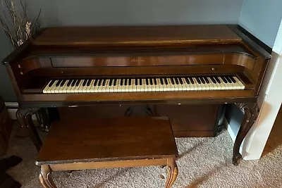 $4500 • Buy Beautiful MCM Estate Rare Mid-Century Modern Baldwin Acrosonic Piano In Walnut
