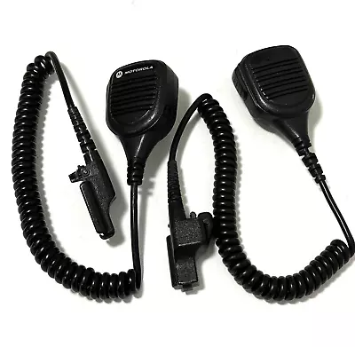 Lot Of 2 Motorola Speaker Microphone PMMN4045A XTS 1500 XTS 2500 HT 1000 MTS2000 • $34.36