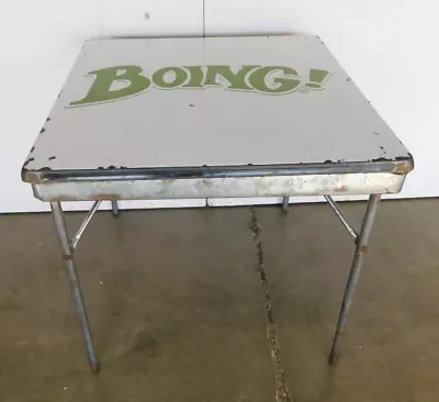 Boing Mexican Fruit Juice-#16-Complete Metal Table-30x30 Inch-Restaurant-Vintage • $229.97