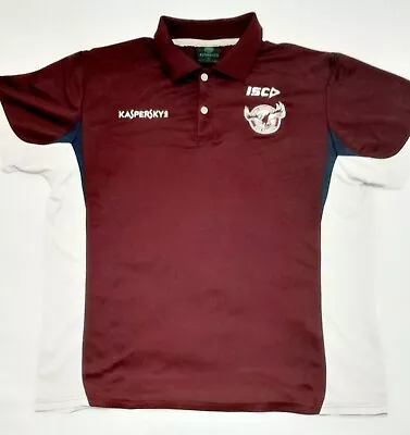 MANLY SEA EAGLES ISC Mens Size 2XL Kaspersky  Training Shirt In VGC • $25