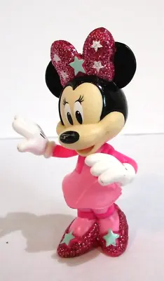 Minnie Mouse Standing 3  Disney Plastic PVC Figure Cake Topper • $9