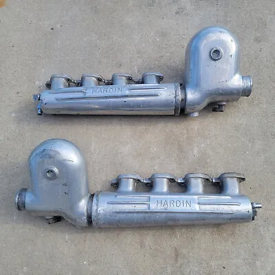 Hardin Marine 454 Chevy Exhaust Logs & Snails Manifolds Jet Boat Chevrolet BBC • $550