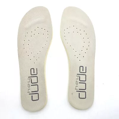 Hey Dude Natural-Leather Cushion Insoles Shoe Inserts Women/Men' Replacement • $9.90