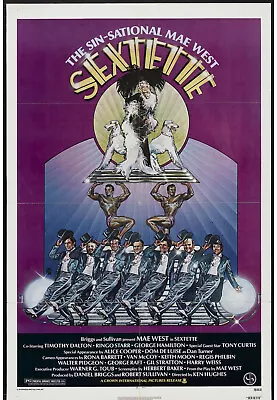 SEXTETTE Orig One Sheet Poster MAE WEST/RINGO STARR/ALICE COOPER/TIMOTHY DALTON • $79.99