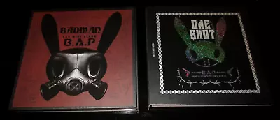 K-POP B.A.P CD X2 BAP 3rd Mini Album ONE SHOT & BADMAN/ CD + Booklet VG+++++++ • $30