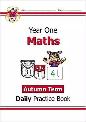 New KS1 Maths Daily Practice Book: Year 1 - Autumn Term: Perfect... By CGP Books • £4.99