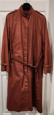 VTG London Fog Raincoats Trench Light Brown Button Lined Belt - Wmns 14 Tall • $40