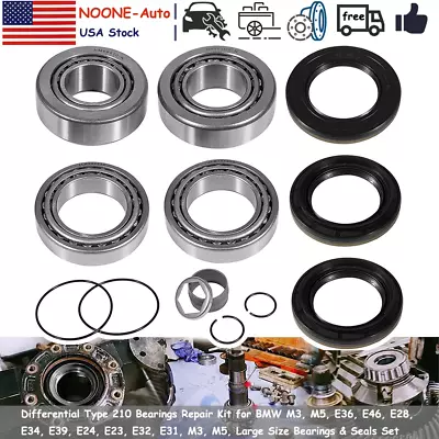 Differential Type 210 Bearings Repair Kit For BMW M3 M5 E36 E46 E28 E34E39 • $149.90