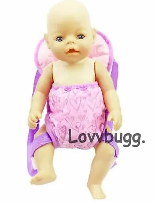 Child-Size Baby Doll Carrier For American Girl Bitty Baby Born EASY SHIP DEAL! • $15.95