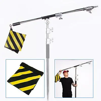 Heavy Duty Boom Arm Universal 215cm Adjustable Counterweight Studio Photo Video • £88.68