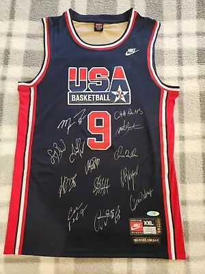 1992  Dream Team  Michael Jordan  Nike Jersey - Multiplayer Signed.  • $725