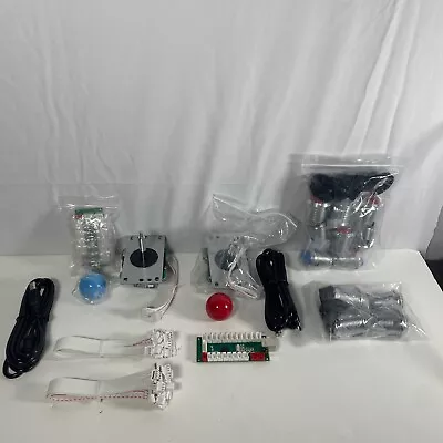 2-player Raspberry Pi Dual Arcade DIY Kit. 2 Joysticks 12 Buttons. New. • $35