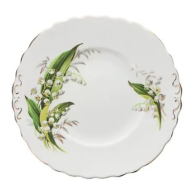 Colclough - Lily Of The Valley - Cake Plate - 127835Y • £21.25