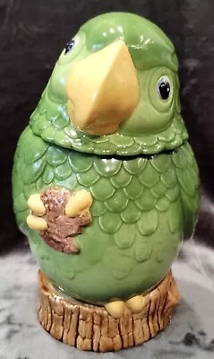 Metlox Vintage Poppy Trail Parrot Cookie Jar • $155