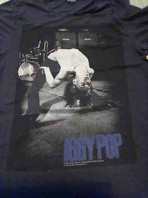 Iggy Pop T Shirt Grey The Stooges Punk • £14