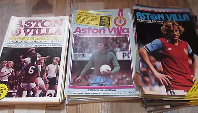 Aston Villa V Manchester United   29/10/77 • £0.50