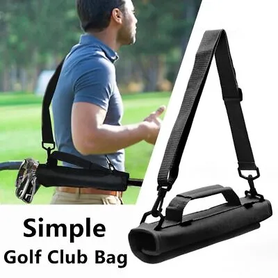 Portable Golf Club Bag Mini Small Lightweight Driving Range Course Carrier. • $11.23