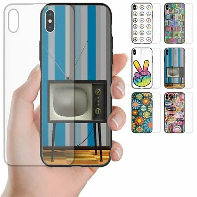 For OPPO Series 1970s Retro Vintage Theme Print Glass Back Case Phone Cover #1 • $14.98