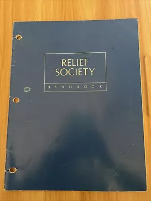 LDS Relief Society Handbook Vintage Rare 1988 Revised Edition • $12.99