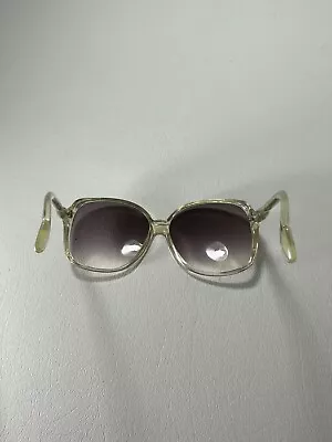 Vintage 60s 70s Designer Ombré Pinkish Purple  Lenses Sunglasses Made In Italy • $74.90