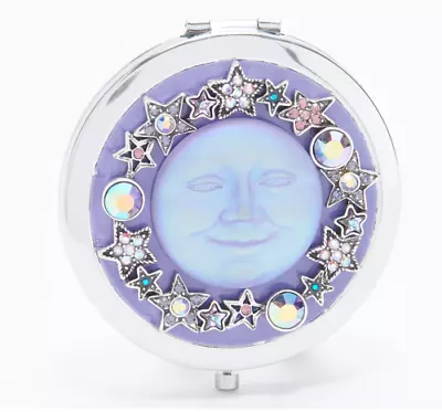 Kirks Folly Seaview Moon Magic Mirror Compact Purple REMEMBER THE MAGIC • $78.97