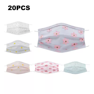 CLEARANCE 20PCS Printing Disposable Mask With FFP2 Layer Summer Breathable Masks • $13.99