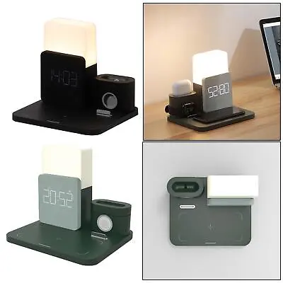$74.36 • Buy Charging Dock  Charger Night Light Clock For