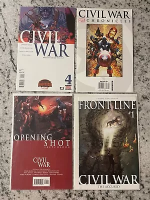 4 Marvel Comic Books Front Line Civil War 1 Opening Shot Chronicles + #4 31 J823 • $6